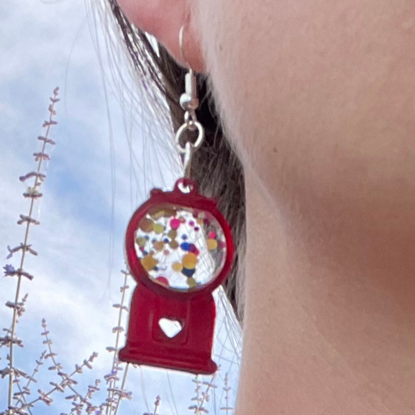 Gumball Machine Earrings (Turn the Crank on Nostalgia)