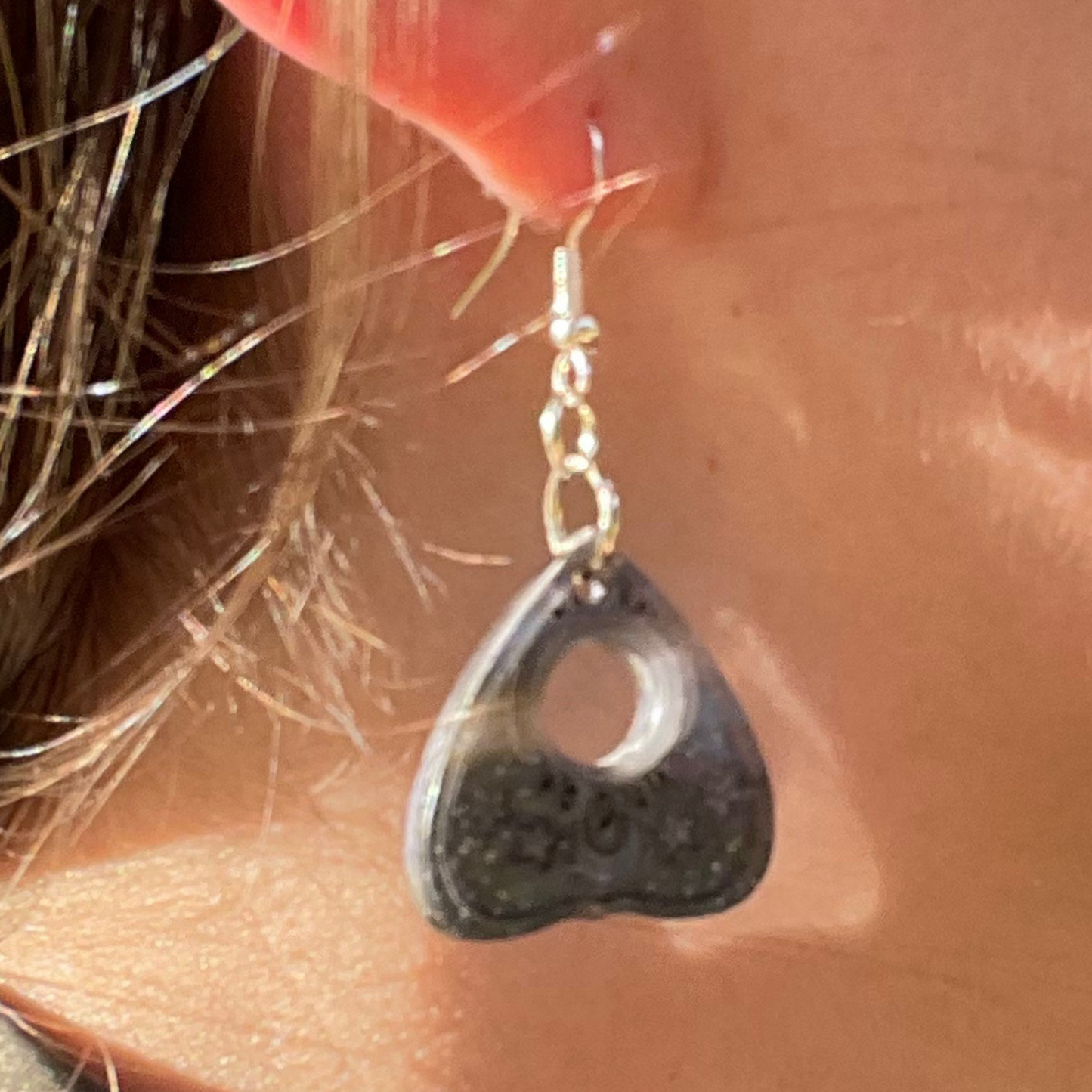 Ouija Planchette Earrings (Speak in Style)