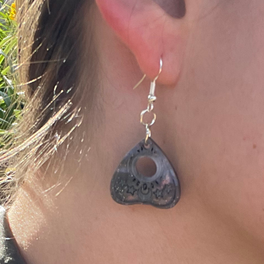 Ouija Planchette Earrings (Speak in Style)