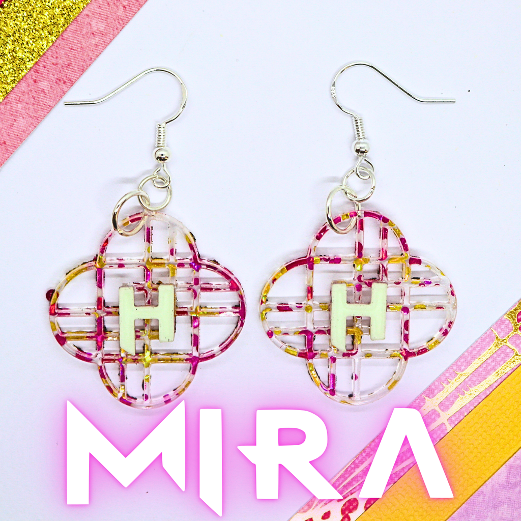 KPop Demon Hunters Mira Earrings (Glow in the Dark)