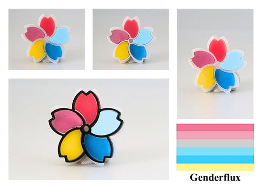 Genderflux Pin (Magnetic)