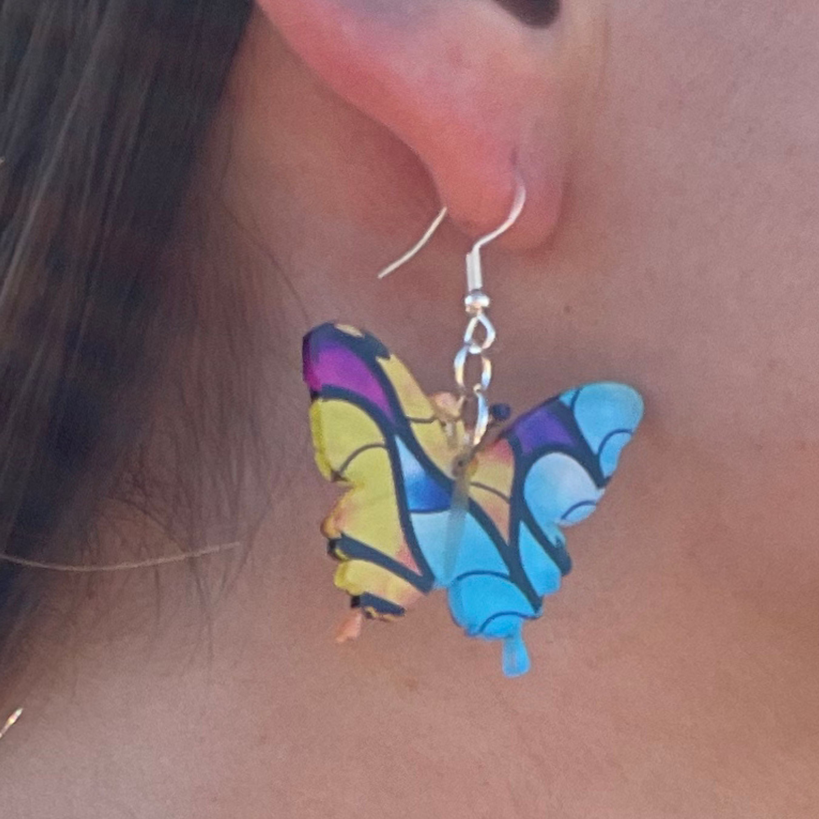 Butterfly Earrings (Butterfly Earrings Inspired by Notre Dame)