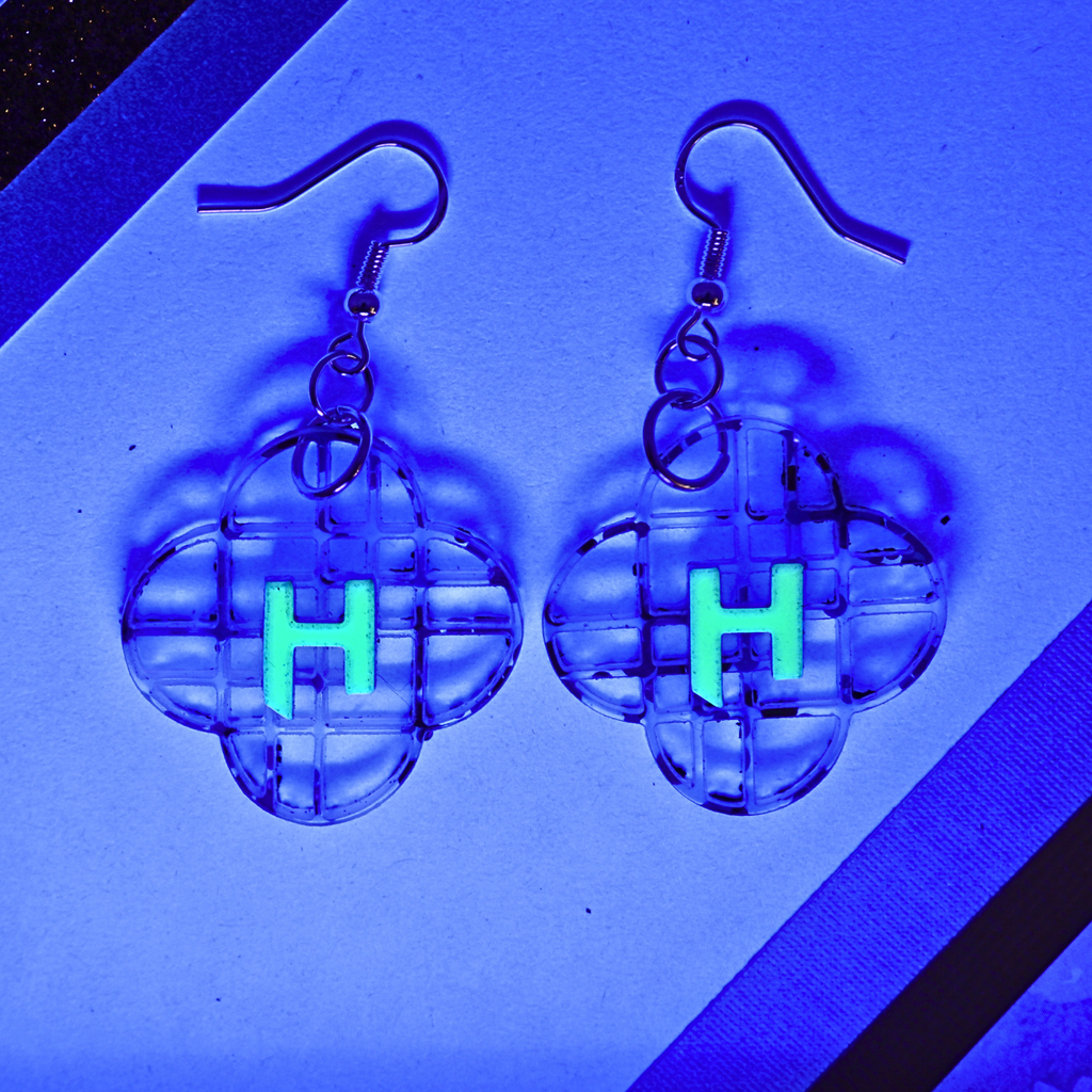 KPop Demon Hunters Rumi Earrings (Glow in the Dark)