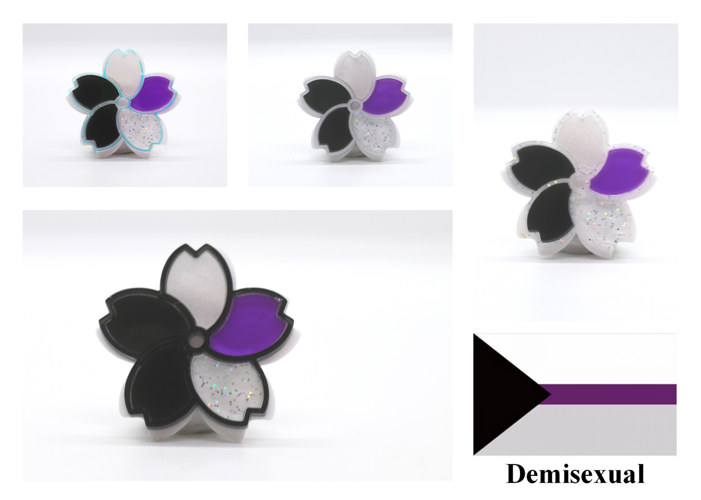 Demisexual Pin (Magnetic)