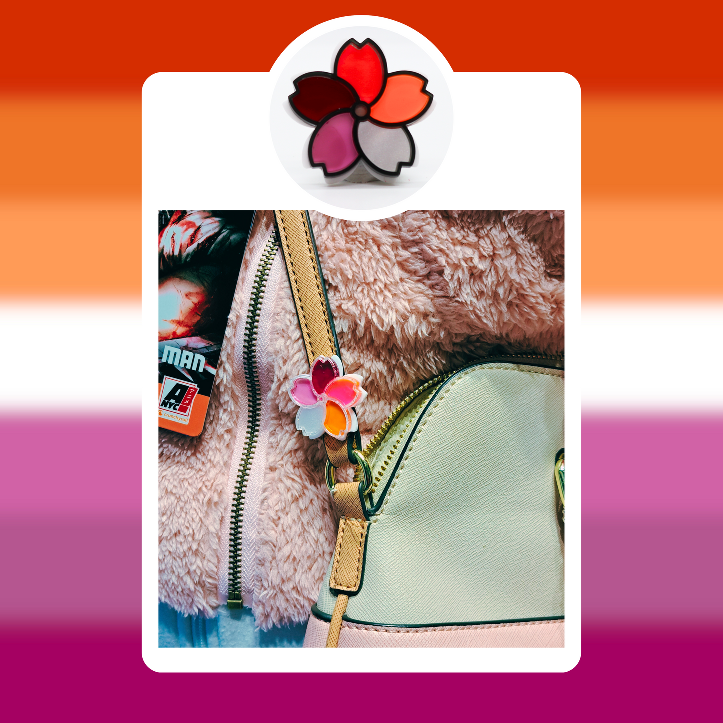 Lesbian Pin (Magnetic)