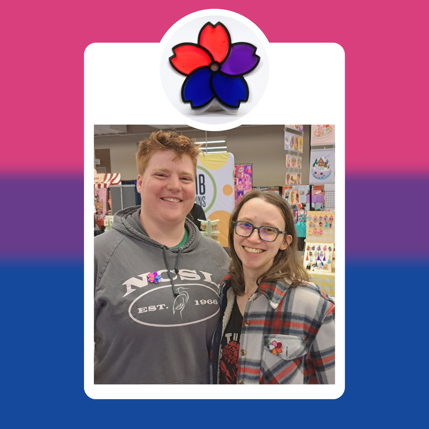 Bisexual Pin (Magnetic)